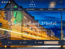 Tablet Screenshot of hoteloya.cz